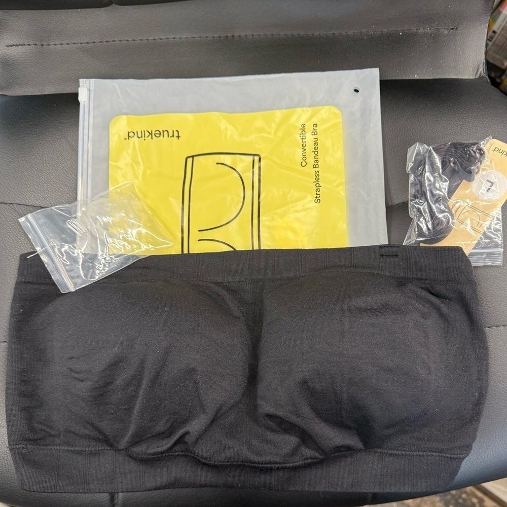 Truekind Wireless convertible Strapless Bandeau Bra Tube Top